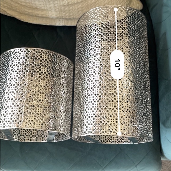 Pottery Barn indoor or outdoor candle holder - Picture 5 of 6